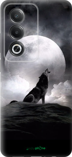 Силіконовий чехол Вовк, що виє для Oppo A80 5G - 934u-3963 изображение 