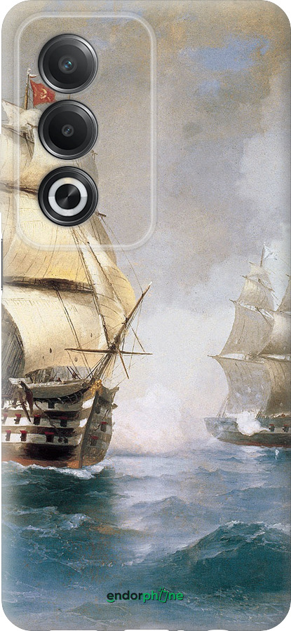 Силиконовый чехол Айвазовский. Корабли для Oppo A3 Pro 5G - 160u-4144 изображение 