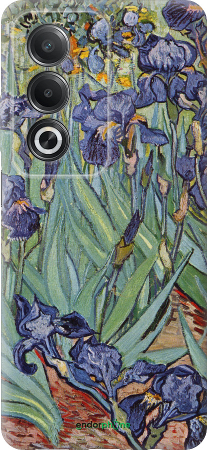 Силиконовый чехол Винсент Ван Гог. Ирисы для Oppo A3 Pro 5G - 161u-4144 изображение 