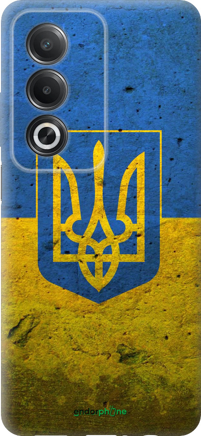 Силиконовый чехол Флаг и герб Украины 2 для Oppo A3 Pro 5G - 378u-4144 изображение 