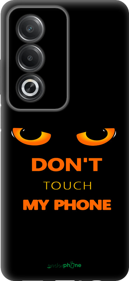 Силиконовый чехол Don't touch the phone для Oppo A3 Pro 5G - 4261u-4144 изображение 