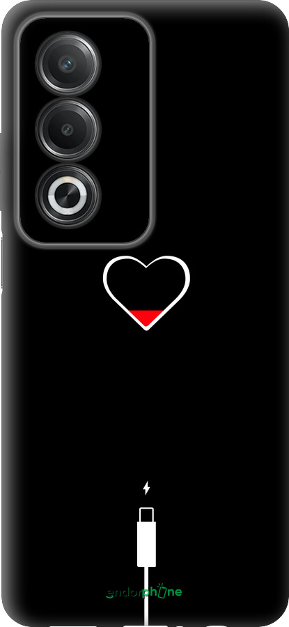 Силиконовый чехол Подзарядка сердца для Oppo A3 Pro 5G - 4274u-4144 изображение 