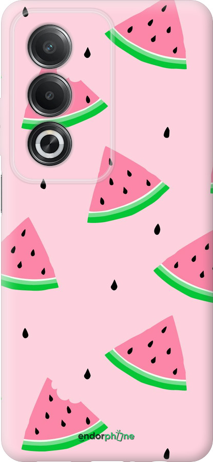 Силиконовый чехол Розовый арбуз для Oppo A80 5G - 4314u-3963 изображение 