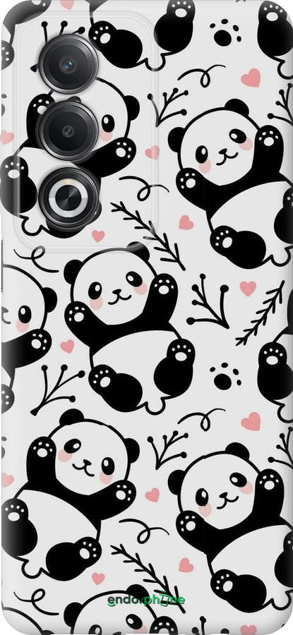 Силіконовий чехол Панди для Oppo A80 5G - 4318u-3963 изображение 