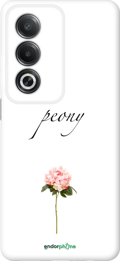 Силиконовый чехол Пион для Oppo A3 Pro 5G - 4366u-4144 изображение 