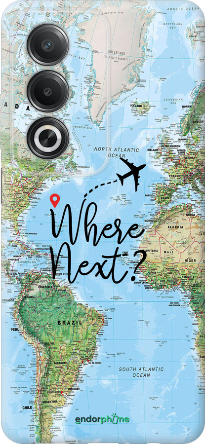 Силиконовый чехол Путешествие для Oppo A3 Pro 5G - 4503u-4144 изображение 