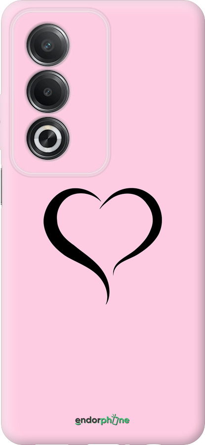 Силиконовый чехол Сердце 1 для Oppo A80 5G - 4730u-3963 изображение 