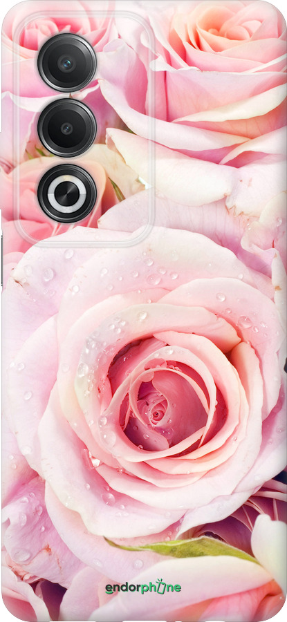 Силіконовий чехол Троянди для Oppo A80 5G - 525u-3963 изображение 