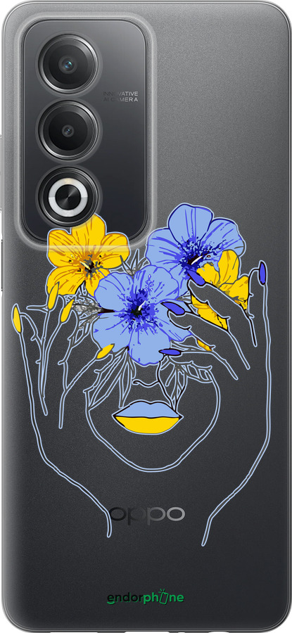 Силиконовый чехол Девушка v4 для Oppo A80 5G - 5276u-3963 изображение 