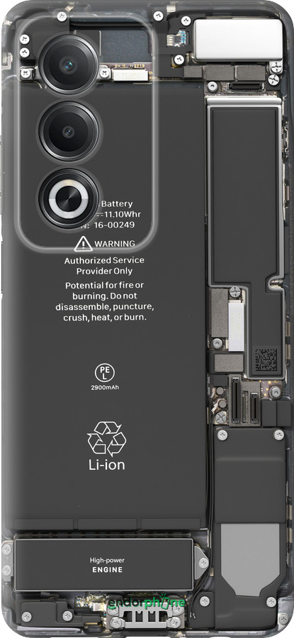 Силиконовый чехол Детали смартфона для Oppo A3 Pro 5G - 5487u-4144 изображение 