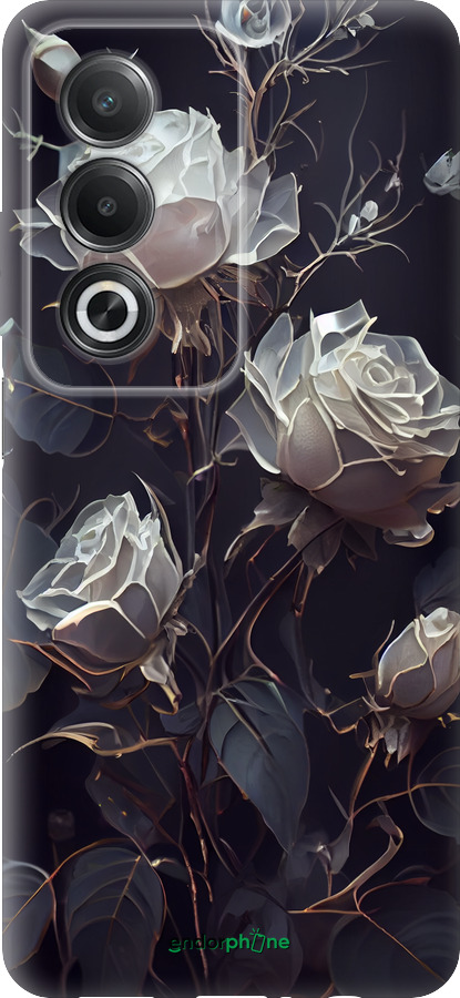 Силиконовый чехол Розы 2 для Oppo A80 5G - 5550u-3963 изображение 