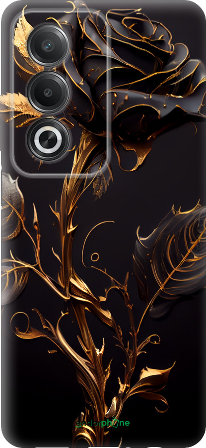 Силиконовый чехол Роза 3 для Oppo A80 5G - 5552u-3963 изображение 