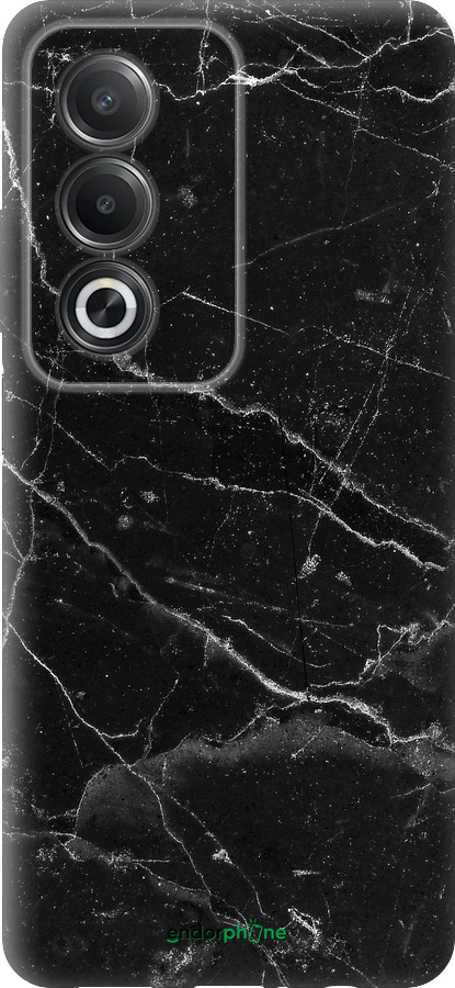 Силиконовый чехол Черный мрамор v2 для Oppo A3 Pro 5G - 5568u-4144 изображение 