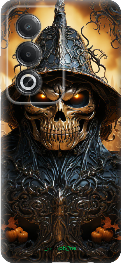 Силіконовий чехол Череп 2 для Oppo A80 5G - 5652u-3963 изображение 