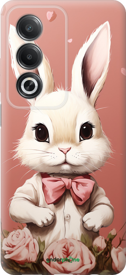 Силиконовый чехол Зайчик для Oppo A80 5G - 5669u-3963 изображение 