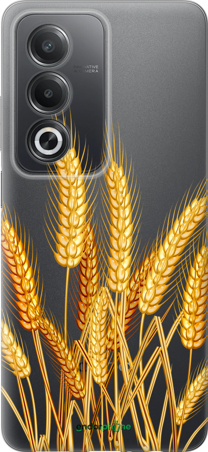 Силиконовый чехол Колоски пшеници для Oppo A3 Pro 5G - 5866u-4144 изображение 