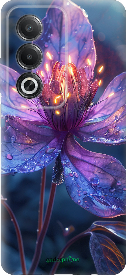 Силіконовий чехол Магічна квітка для Oppo A3 Pro 5G - 6038u-4144 изображение 