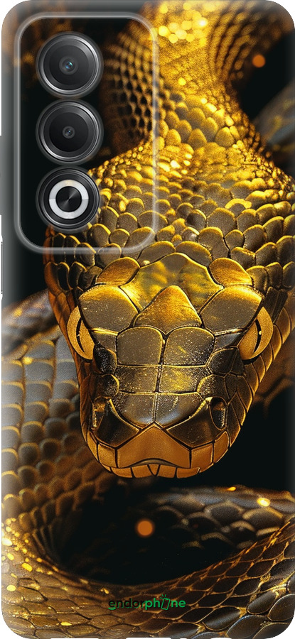 Силиконовый чехол Golden snake для Oppo A3 Pro 5G - 6072u-4144 изображение 