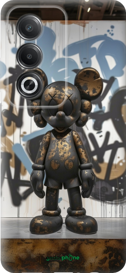 Силіконовий чехол Bronze kaws v2 для Oppo A3 Pro 5G - 6098u-4144 изображение 