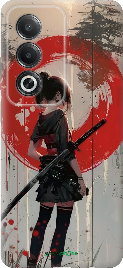 Силиконовый чехол Сумерки воина: Танец с катаной для Oppo A3 Pro 5G - 6123u-4144 изображение 