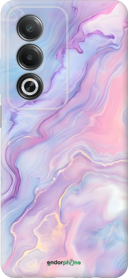 Силиконовый чехол Нежный мрамор для Oppo A3 Pro 5G - 6310u-4144 изображение 