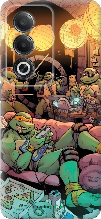 Силіконовий чехол Черепашки ніндзя для Oppo A3 Pro 5G - 6346u-4144 изображение 