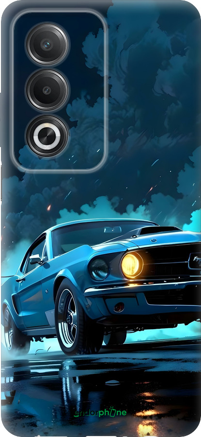 Силиконовый чехол Форд мустанг для Oppo A80 5G - 6374u-3963 изображение 