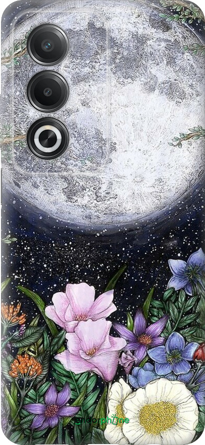 Силиконовый чехол Полночь в саду II для Oppo A80 5G - 6424u-3963 изображение 