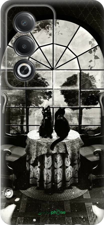 Силіконовий чехол Череп та коти для Oppo A3 Pro 5G - 6432u-4144 изображение 