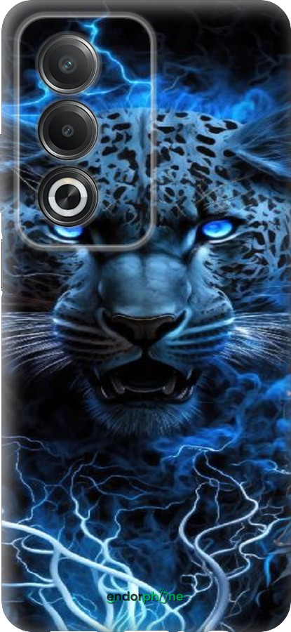 Силиконовый чехол Ледяной леопард для Oppo A3 Pro 5G - 6460u-4144 изображение 