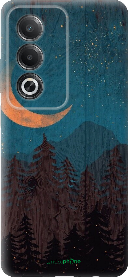 Силиконовый чехол Звездный лес для Oppo A80 5G - 6480u-3963 изображение 