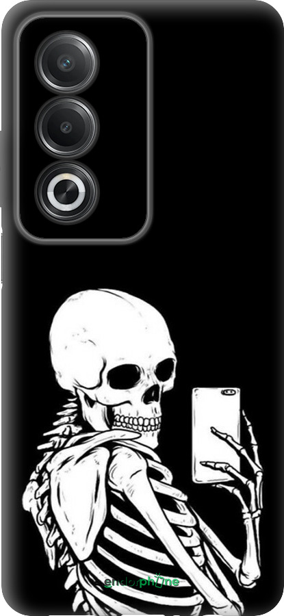 Силиконовый чехол Скелет делает Selfie для Oppo A3 Pro 5G - 6535u-4144 изображение 