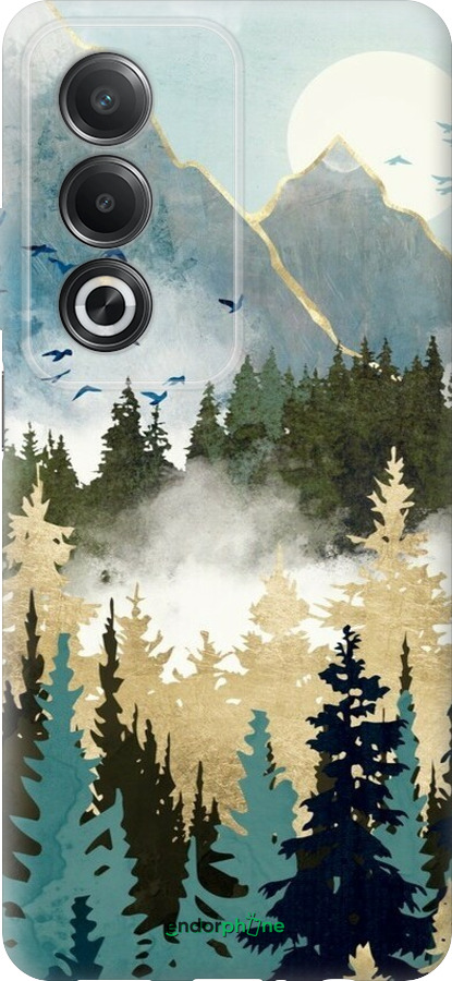 Силіконовий чехол Із зображенням лісового пейзажу для Oppo A3 Pro 5G - 6548u-4144 изображение 