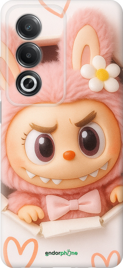 Силіконовий чехол Лабубу 2 для Oppo A3 Pro 5G - 6710u-4144 изображение 