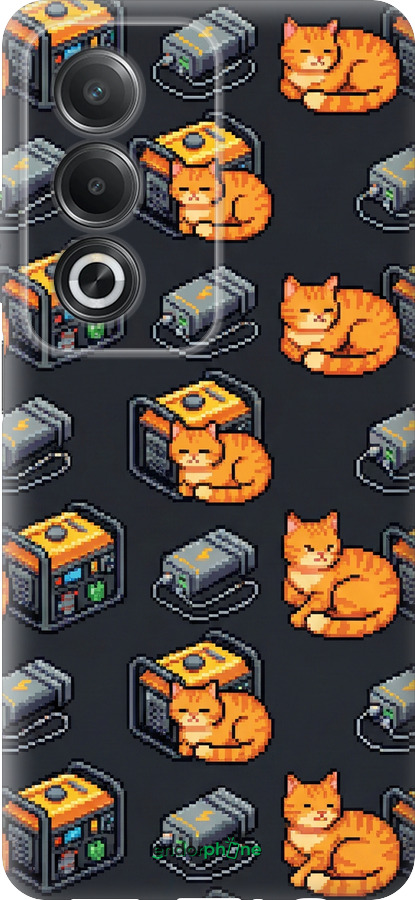 Силиконовый чехол Autonomous Zone для Oppo A3 Pro 5G - 6771u-4144 изображение 