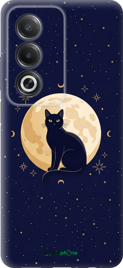Силиконовый чехол Cute Cat Celestial/Witchy для Oppo A3 Pro 5G - 6787u-4144 изображение 