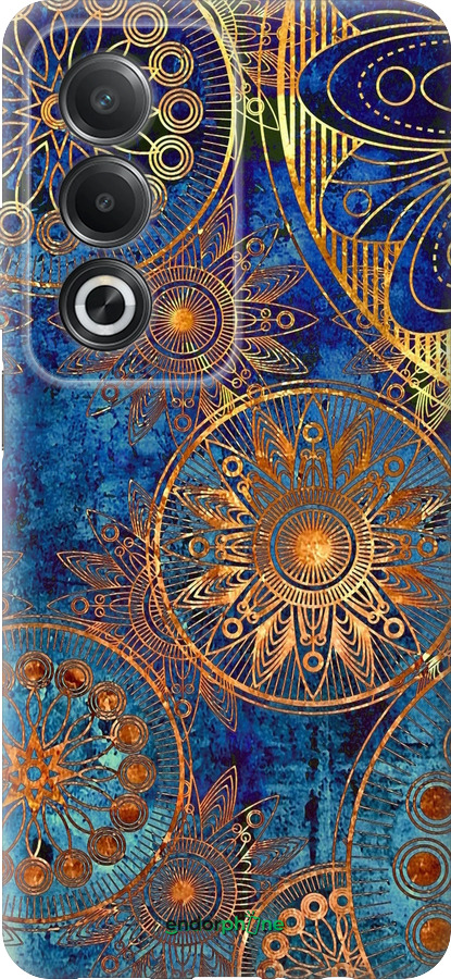 Силіконовий чехол Золотий візерунок для Oppo A3 Pro 5G - 678u-4144 изображение 