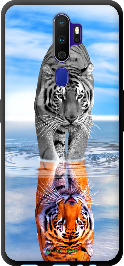 TPU чехол Тигр для Oppo A9 2020 - 6016b-1865 изображение 