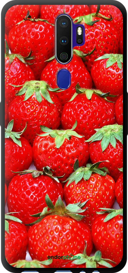 TPU чехол Клубника для Oppo A5 2020 - 6020b-1888 изображение 