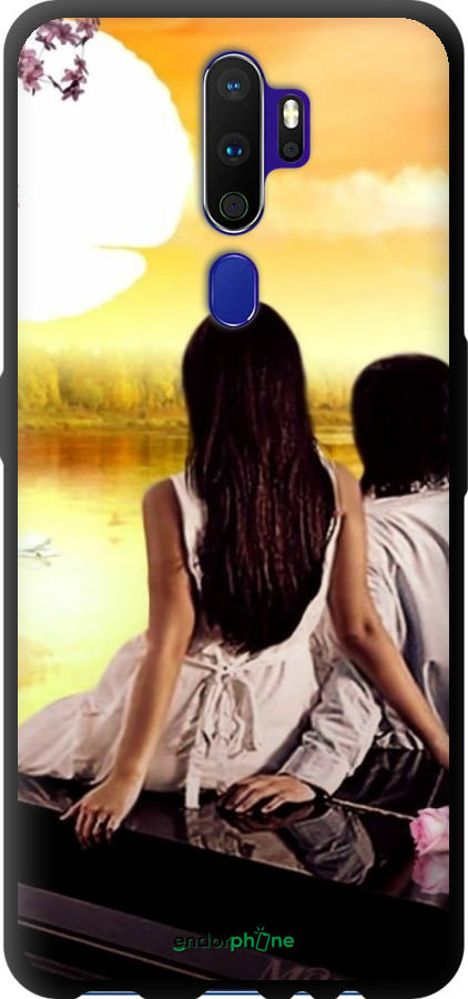 TPU чехол Sunset для Oppo A5 2020 - 6607b-1888 изображение 