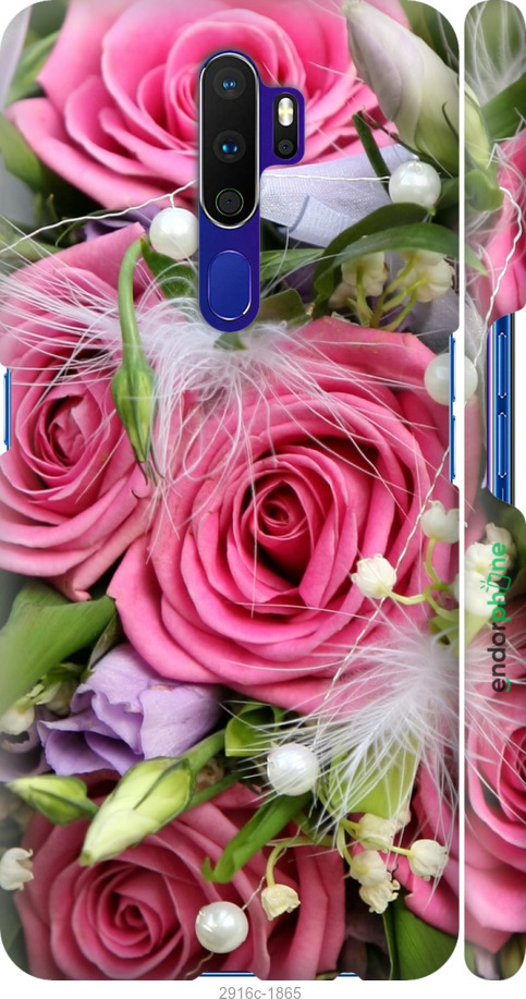 

3D пластиковий матовий чохол "Ніжність" для Oppo A9 2020, Рожевий