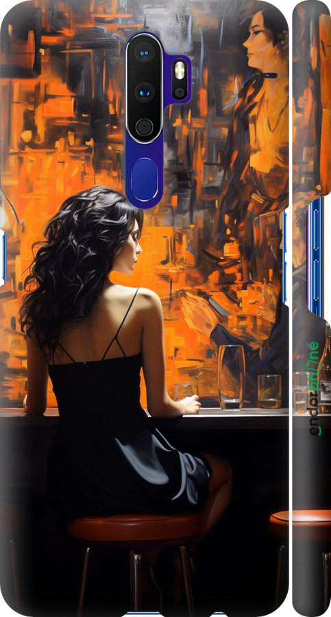 3D пластиковий матовий чехол Чохол для телефону для Oppo A9 2020 - 5962m-1865 изображение 