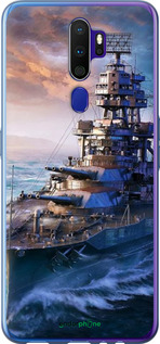 2D пластиковый чехол Военный корабль, world of tanks, wargaming для Oppo A9 2020 - 6461t-1865 изображение 