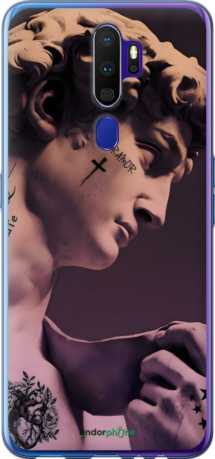 2D пластиковий чехол Давид для Oppo A5 2020 - 6302t-1888 изображение 