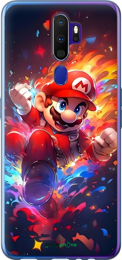 2D пластиковый чехол Супер Марио для Oppo A5 2020 - 6342t-1888 изображение 