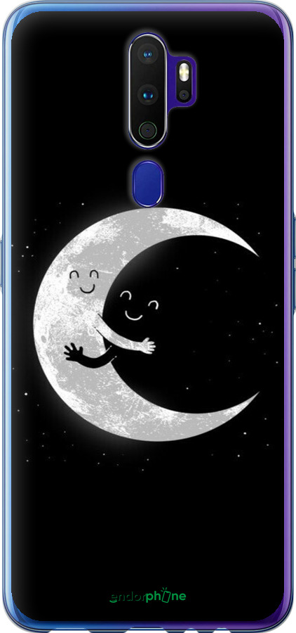 Силіконовий чехол Місячні обійми для Oppo A9 2020 - 6508u-1865 изображение 