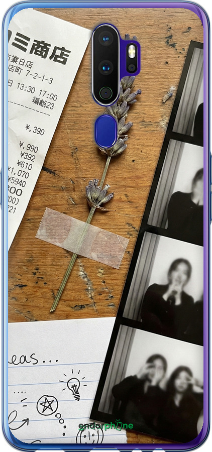 Силиконовый чехол Aesthetic Scrapbook Collage для Oppo A9 2020 - 6773u-1865 изображение 