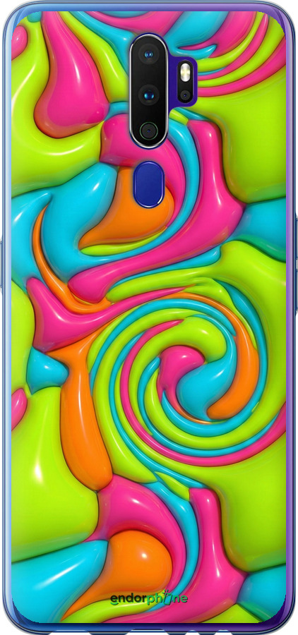 Силиконовый чехол Y2K Jelly Dream для Oppo A5 2020 - 6780u-1888 изображение 