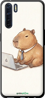 TPU чехол Funny Capybara CEO Working для Oppo A91 - 6777b-1884 изображение 