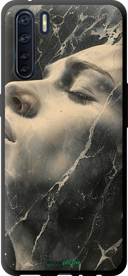 TPU чехол Мармурова жінка для Oppo A91 - 6040b-1884 изображение 
